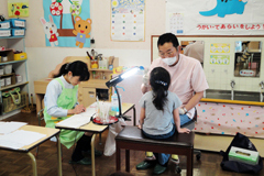 西山先生の歯科検診
